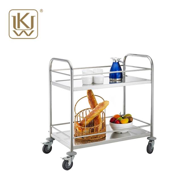 2 Tiers Commerciële Keuken Trolley