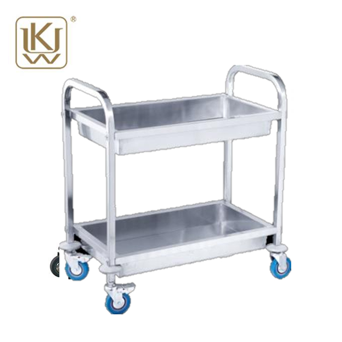 2 Layers Restaurant Serving Cart