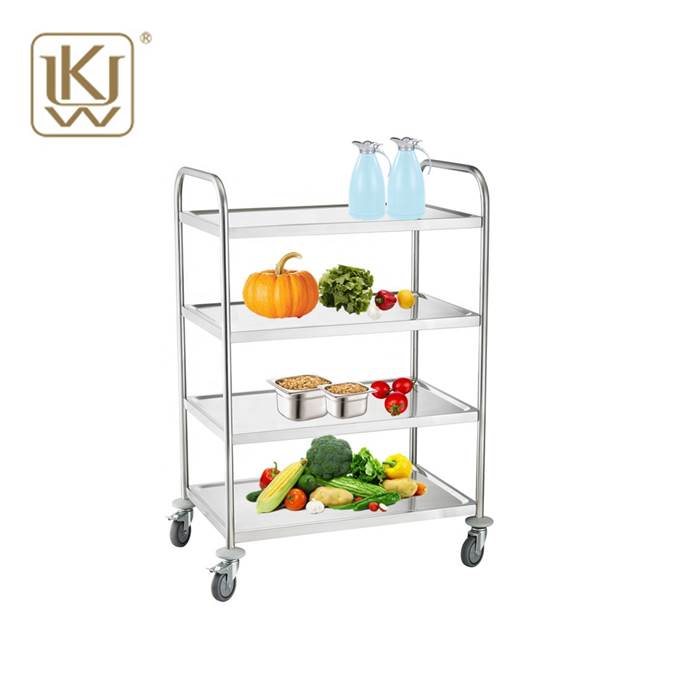 Kalıcı Çelik Yemek Hizmeti Trolley