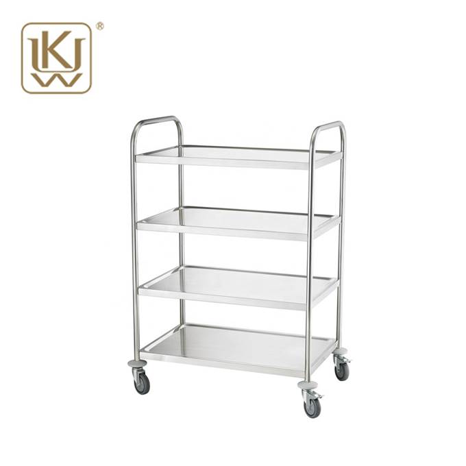 Roestvrij staal Food Service Trolley