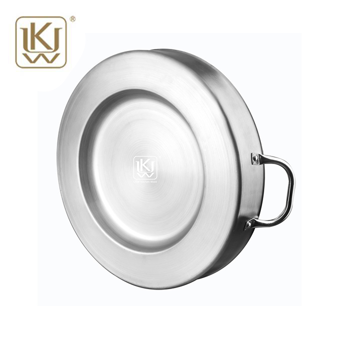 Stainless Steel Convex Frying Pan