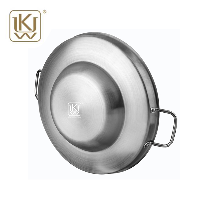 Thép không gỉ lõm Frying Pan