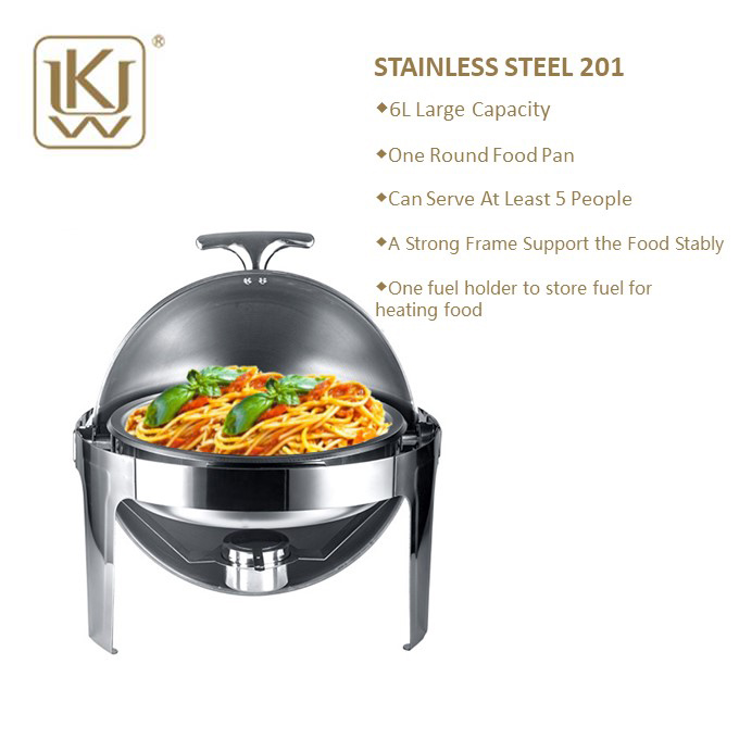 6L Commercial Round Chafing Dish