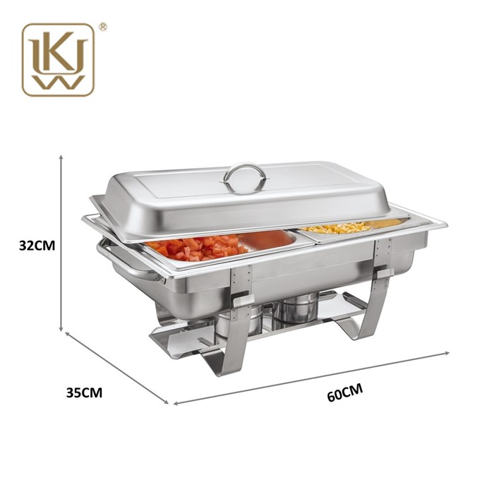 Restoran Stainless Steel Buffet Stove