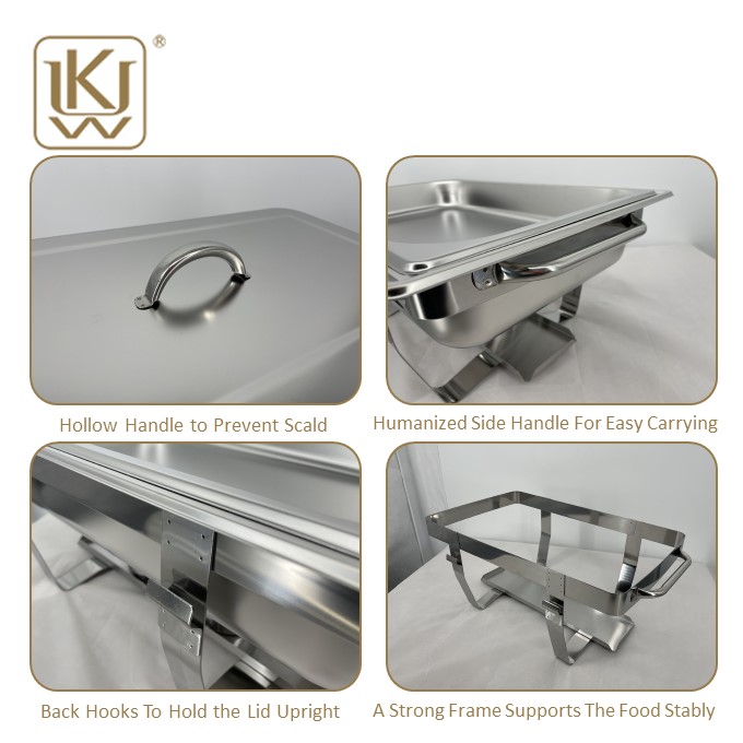 Restoran Stainless Steel Buffet Stove