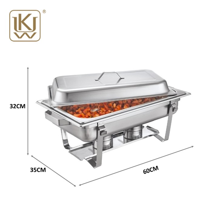 Rectangular Stainless Steel Buffet Chafer