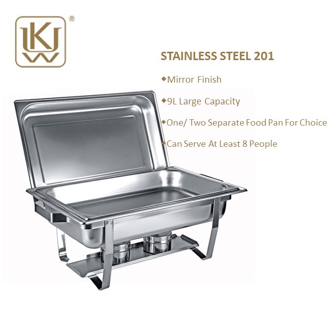 Rectangular Stainless Steel Buffet Chafer