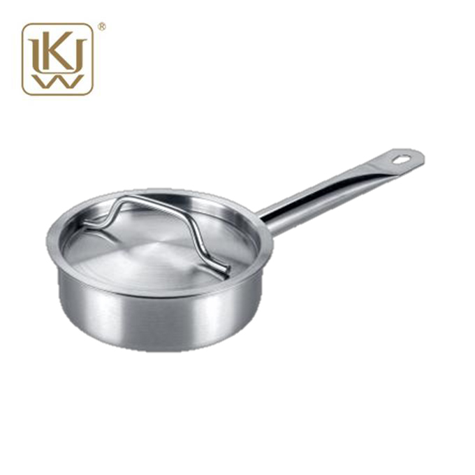 Steel Stainless Low Body Sauce Pan