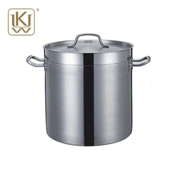 Warna dapur komersial Stockpot Stainless Steel