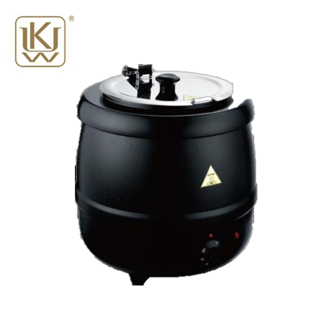 Black Restaurant Electric Soup Pot